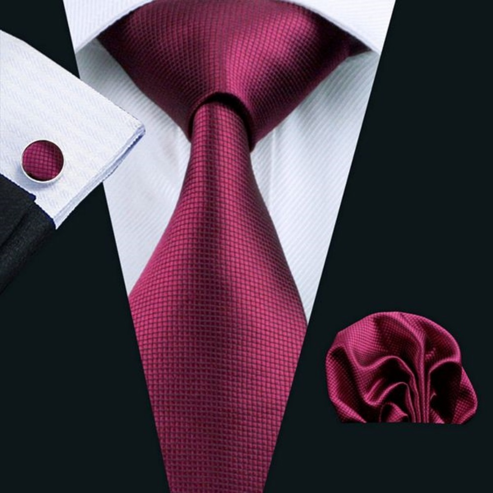 Burgundy Necktie Boxset